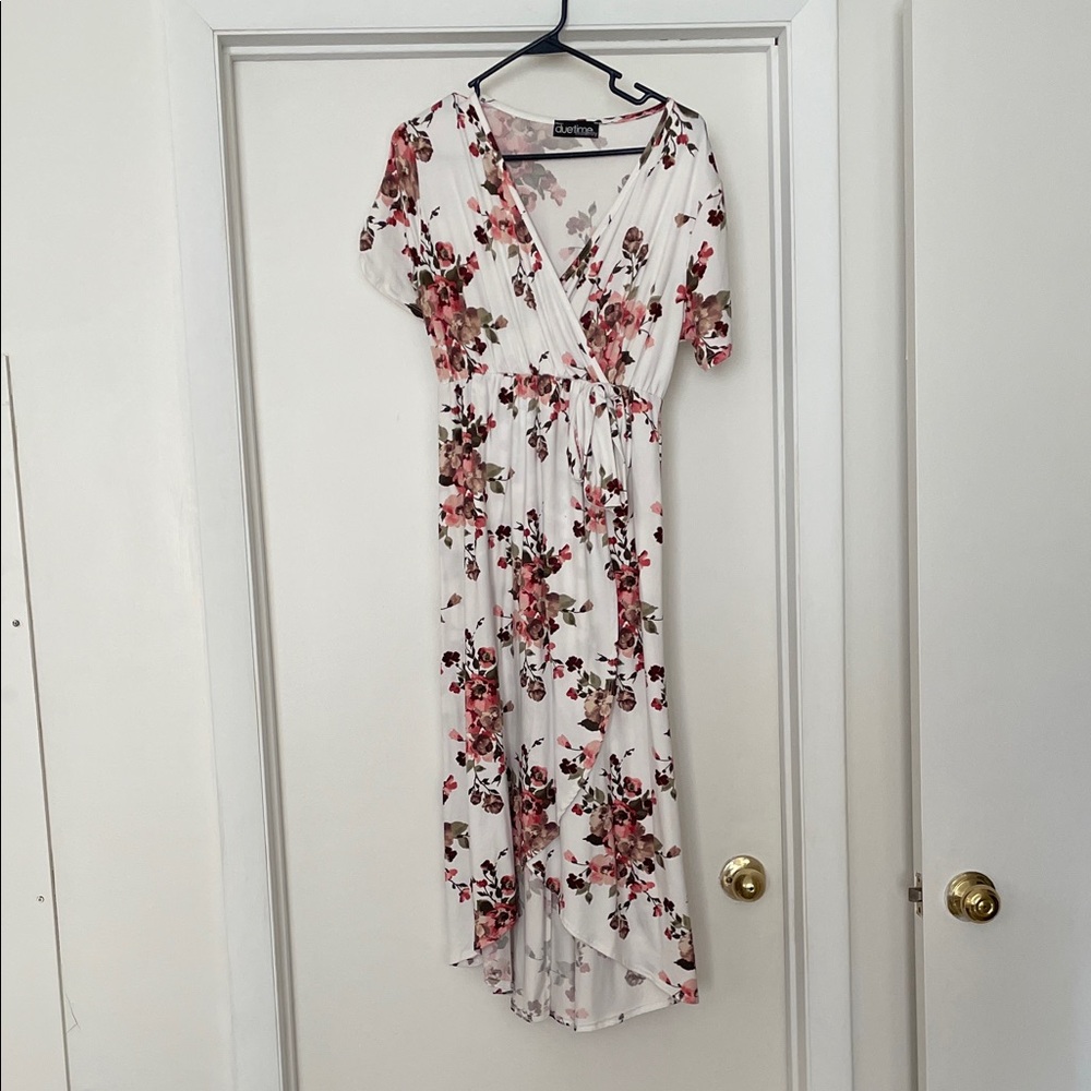 Floral Wrap Dress